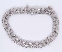 Group Lot of 2 Vintage 925 Sterling Silver Signed Bracelets