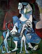 Pablo Picasso, Woman with Dog