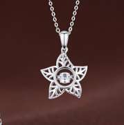 Star Shape Dancing Stone Pendant