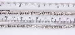 Group Lot of 2 Vintage 925 Sterling Silver Cubic Zirconia Bracelets