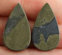 Well matched 35.00ct Apache Gold pair