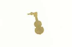 14K Yellow Gold Vienna Austria Violin Enamel Souvenir Charm/Pendant