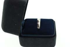 TIFFANY AND CO PLATINUM AND DIAMOND BAND