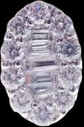 Oval Diamond 18k White Gold Earrings
