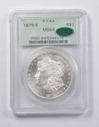MS64 1879-S Morgan Silver Dollar CAC PCGS