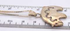 Vintage 925 Sterling Silver Bear Pendant on Chain
