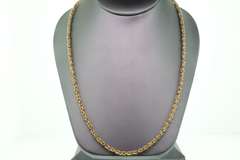 Sparkling 14k Handmade Gold Chain