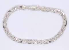 Italian Sterling Silver Fancy Link Bracelet