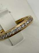 14K YELLOW GOLD DIAMOND BAND