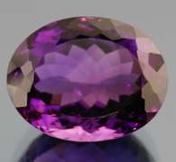 Simply ravishing 23.22ct full violet Brazilian Amethyst