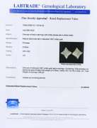 Divine White Gold Invisible Set Princess Cut Diamond Earrings