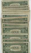 Larger lot of 30 Small Size $1 Silver Certificates 1935 & 1957