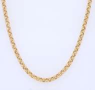 Chic 18kt Yellow Gold Fancy Link Chain Necklace