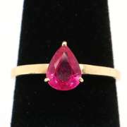 14kt Yellow Gold & Ruby Cocktail Ring