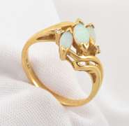 Pleasing Marquise Opal Ring