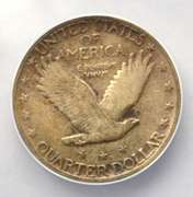 1918-D Standing Liberty Quarter ANACS VF20