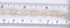 Vintage Sterling Silver Double Row Bracelet