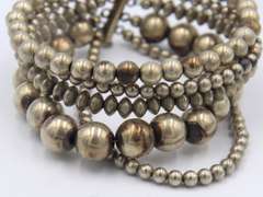 Vintage Sterling Silver Multi Strand Ball Bracelet