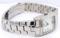 Rotary Quartz Silver Dial Analogue Display Watch