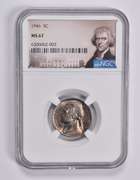 MS67 1946 Jefferson Nickel NGC