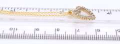 Fabulous Yellow Gold Diamond Heart Pendant on Chain