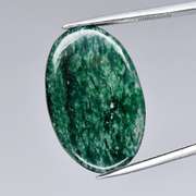 Gorgeous 15.35ct mossy green Aventurine cabochon