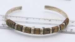 Group Lot of 3 Vintage Sterling Silver Cuff Bangles