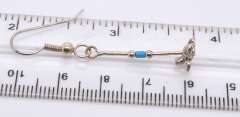 Lot of 2 Vintage 925 Sterling Silver Dangle Earrings