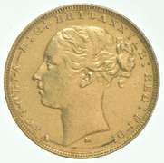 1879 Great Britain 1 Gold Sovereign Better Date