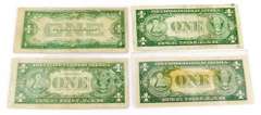 4 U.S. Silver Certificate Dollar Bills