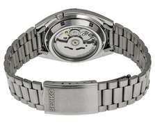 Seiko White Grid Dial Automatic, New In Box.
