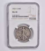 VG10 1921-S Walking Liberty Half Dollar NGC