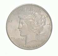 1934-D Peace Silver Dollar