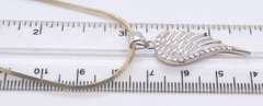 Vintage Sterling Silver Wing Pendant on Chain