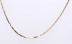 Italian Yellow Gold Chain Necklace