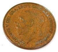 1917 Great Britain Large Cent Coin