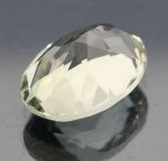 Beautiful 5.73ct platinum green Amethyst