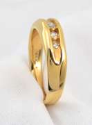 Classic Man's 5 Diamond Band