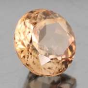 Lavish 2.49ct 8mm Imperial Topaz solitaire