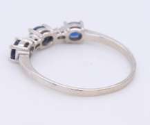 Stunning White Gold Sapphire and Diamond Ring