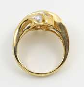 Sparkling Channels of Diamonds Ring