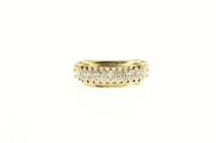 14K Yellow Gold 1.00 Ctw Marquise Diamond Wedding Band Ring