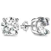 1/2 CT DIAMOND 10KT GOLD EARRINGS STUD