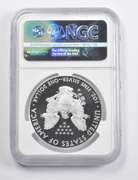 PF70 UCAM 2016-W American Silver Eagle Let. Edge Anniv Signed Moy NGC