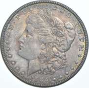 1886 Morgan Silver Dollar - Toned