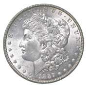1887 Morgan Silver Dollar Toned Great Color!