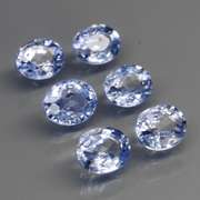 Exquisite 2.25ct 6 piece Ceylon Sapphire set