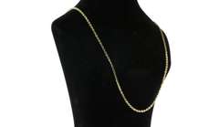 Italian Yellow Gold 14kt Circle Link Chain