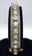 Unique Mine Cut Diamond Bangle