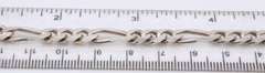 Vintage Sterling Silver Figaro Bracelet